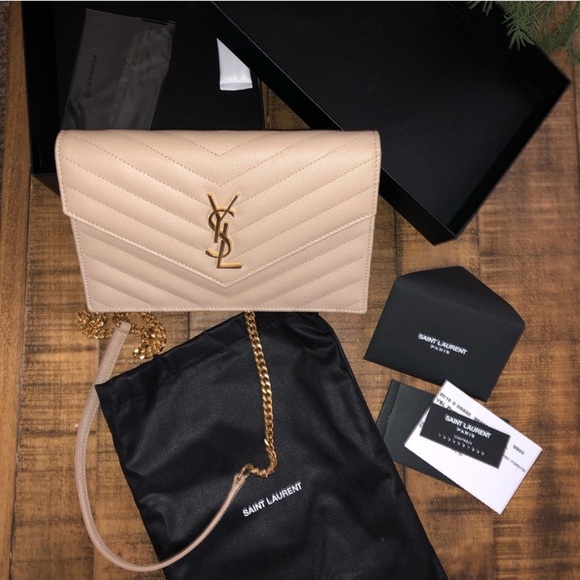 YSL monogram chain wallet purse - Picture 4 of 5